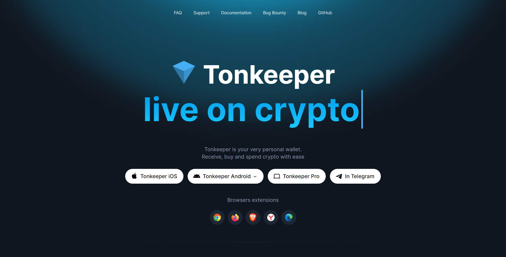 Tonkeeper Wallet Extension